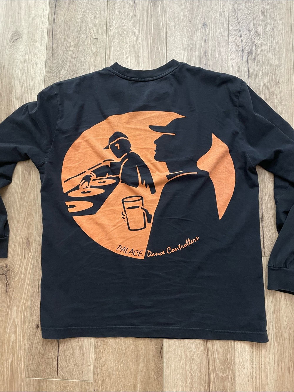 Palace skateboards dance control long sleeve t shirt streetwear DJ mens L